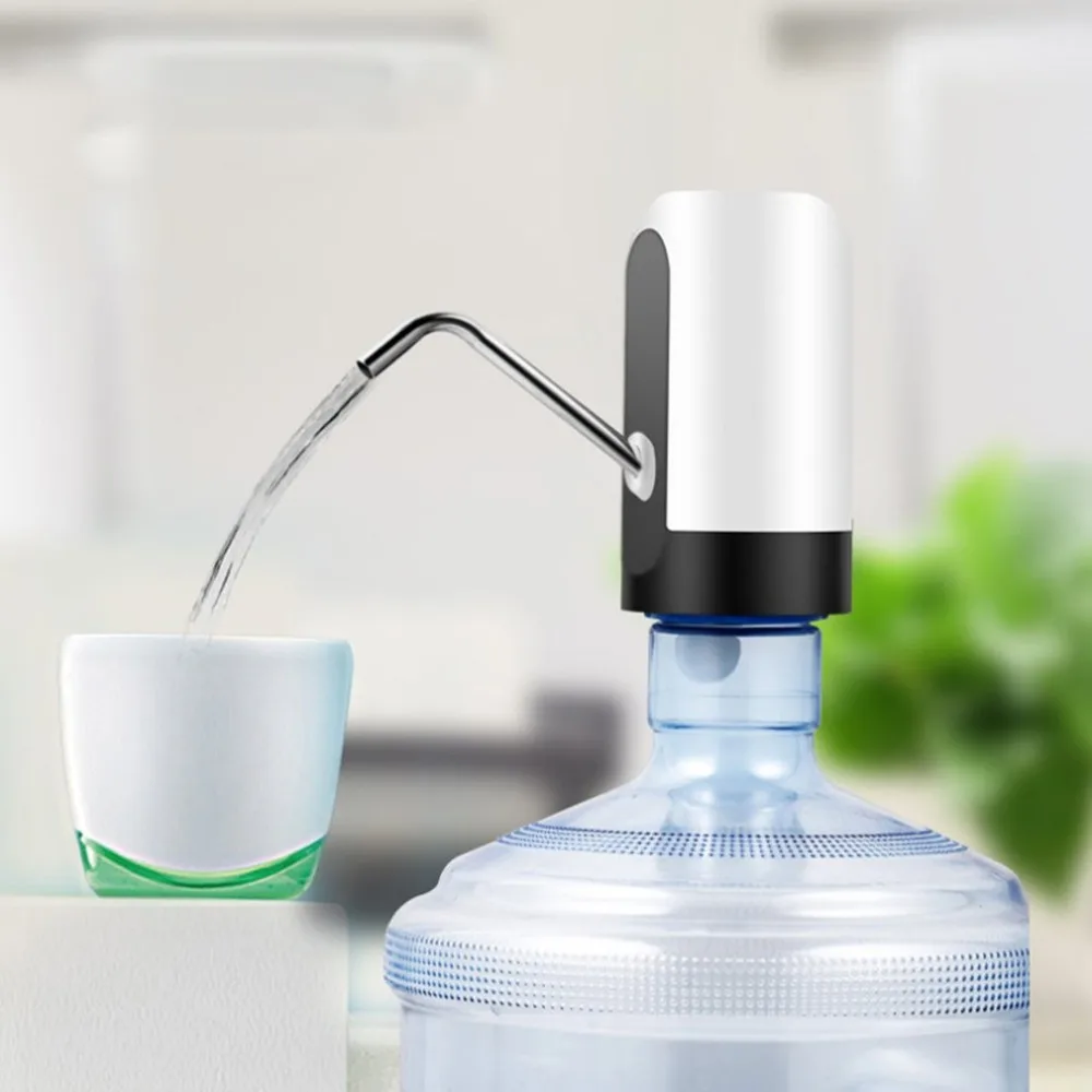 water bottle pump usb charging automatic drinking