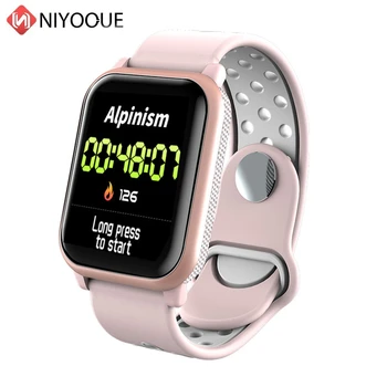 

Smart Watch Band KY11 Heart Rate Blood Pressure Monitor Music Control 1.3inch Large View Display Bluetooth Sport Smartwatch