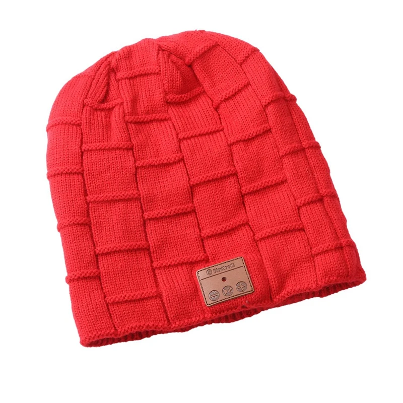 Wireless Headphone Bluetooth Hat Winter Cap Knit Earphone Sport Headset with Microphone Handsfree Speaker for iPhone Sony Xiaomi