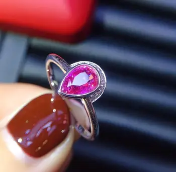 

J117 Pure 18K White Gold Natural Unheat Pink Sapphire Gemstone 1.01ct DIamonds Females' FIne Rings for Women