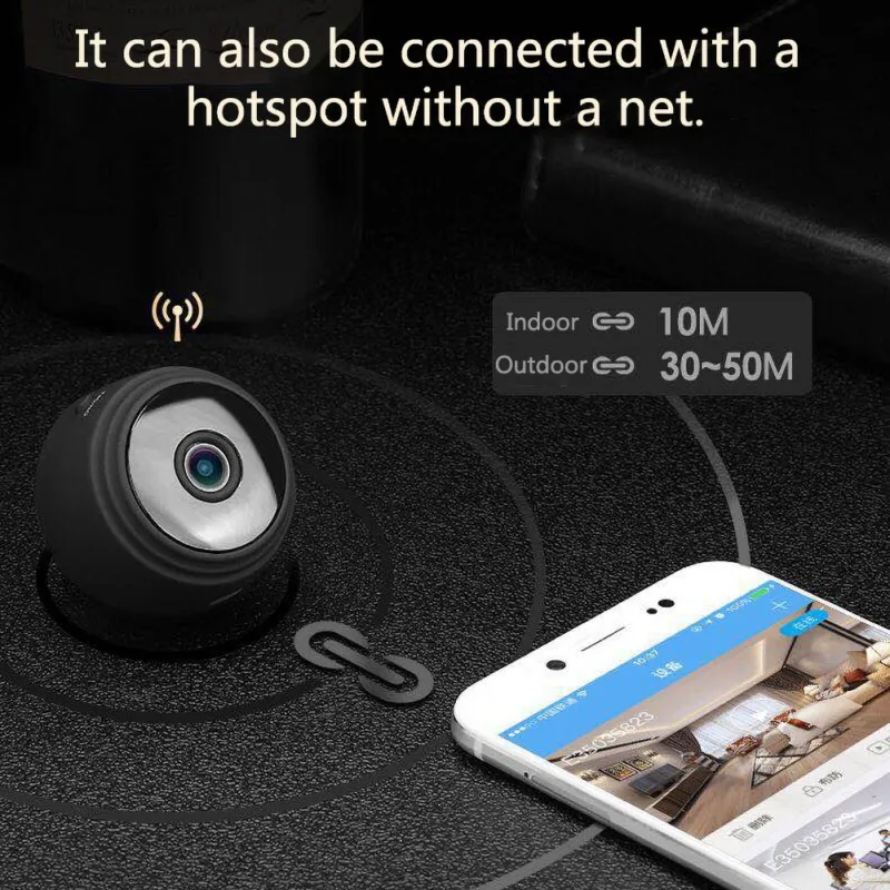 A9 WiFi мини камера 1080P HD ИК детектор движения ночного видения видеокамеры 150 градусов широкоугольная Голосовая видео веб-камера