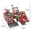 774/300pcs City Fire Station Model Building Blocks Compatible Construction Firefighter man Truck Enlighten Bricks Toys Children ► Photo 2/6
