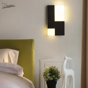 

Nordic Creative LED Aisle Stairs Wall Lamp Fixtures Fashion Living Dining Room Sconces Bedroom Bedside Balcony Decor Luminaria
