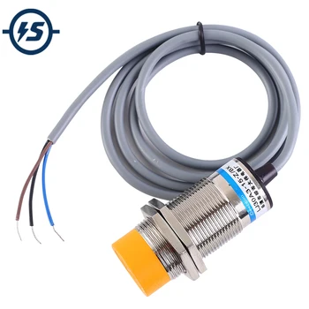 

DC 6V-36V Capacitive Distance Detector 300mA NPN 15mm M30 Photoelectric Switch Controller NO Output Proximity Switch Sensor