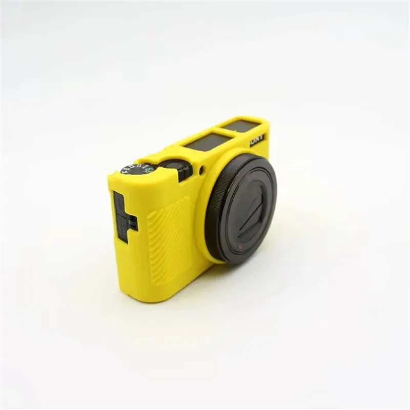 yellow Силиконовый резиновый чехол для камеры чехол для sony RX100 III M3 RX100m4 RX100 IV RX-100IV RX 100m4 RX-100 M4 RX100 V M5 - Цвет: yellow