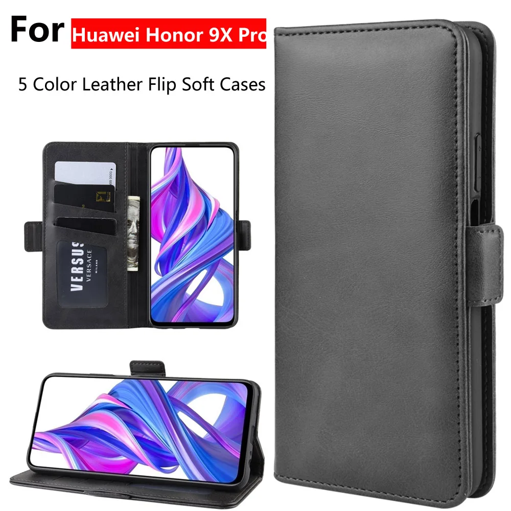MUSTTRUE Магнитный кожаный флип-чехол-кошелек s для huawei honor 9x pro Чехол полная