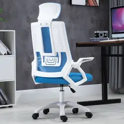 Chaise de bureau ergonomique avec accoudoir à dossier, à choc électrique, mobilier de bureau, bureau, bureau, bureau, ordinateur, maison, chambre à coucher 