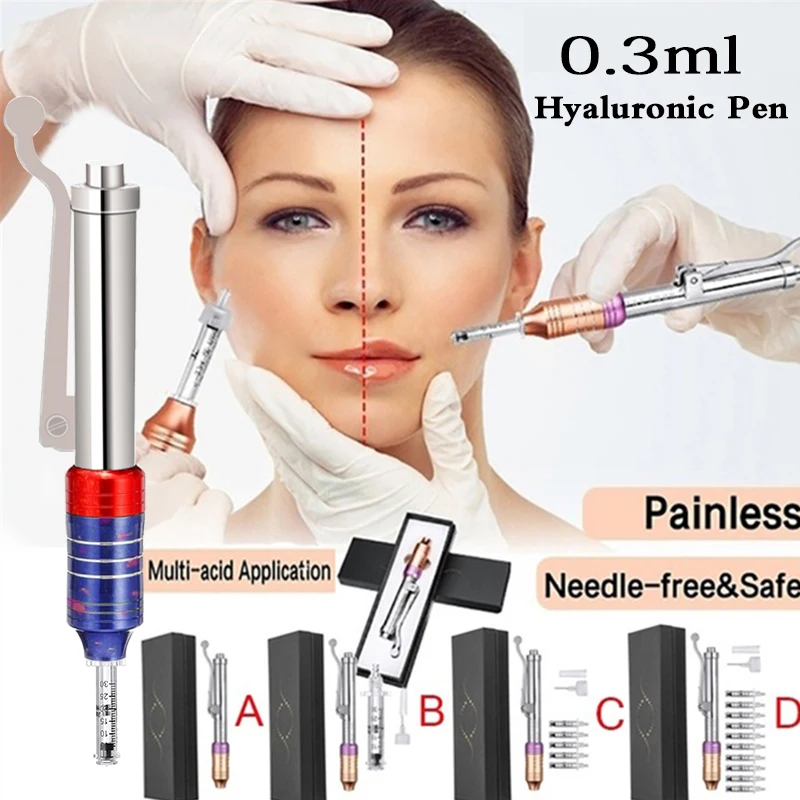 

New 0.3ml Lip Injection Hyaluronic Pen Atomizer Sterile Injection Gun For Anti Wrinkles Lifting Lip Filler Beauty Skin Care Devi