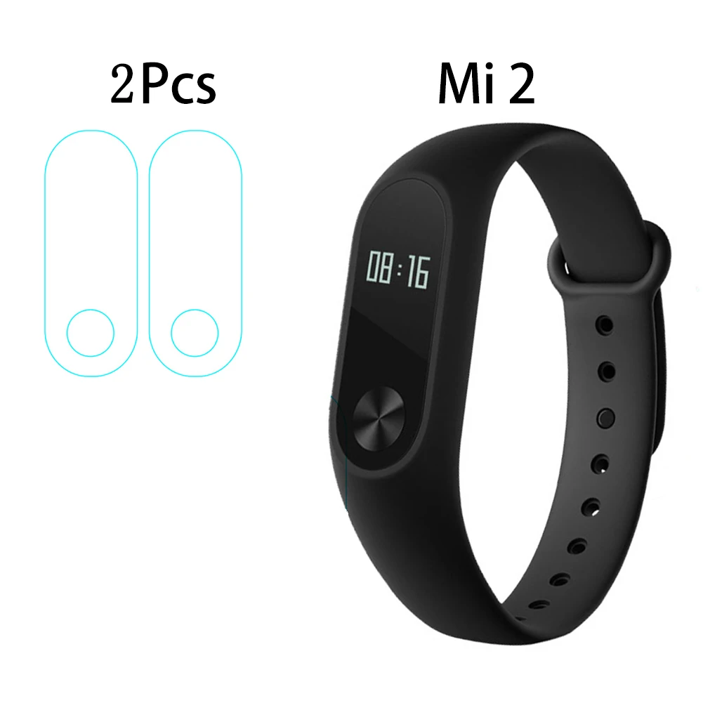 5 шт./партия Защитная пленка для Xiaomi mi Band 2 3 Защита экрана mi band банд2 банд3 защита мягкого нано браслет - Цвет: 2pcs  for miband2