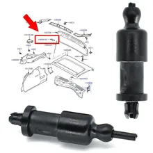 

2x For Ford Focus MK2 Hatchback C-Max Boot Rear Parcel Shelf String Clips Pivot Plastic & Rubber Care
