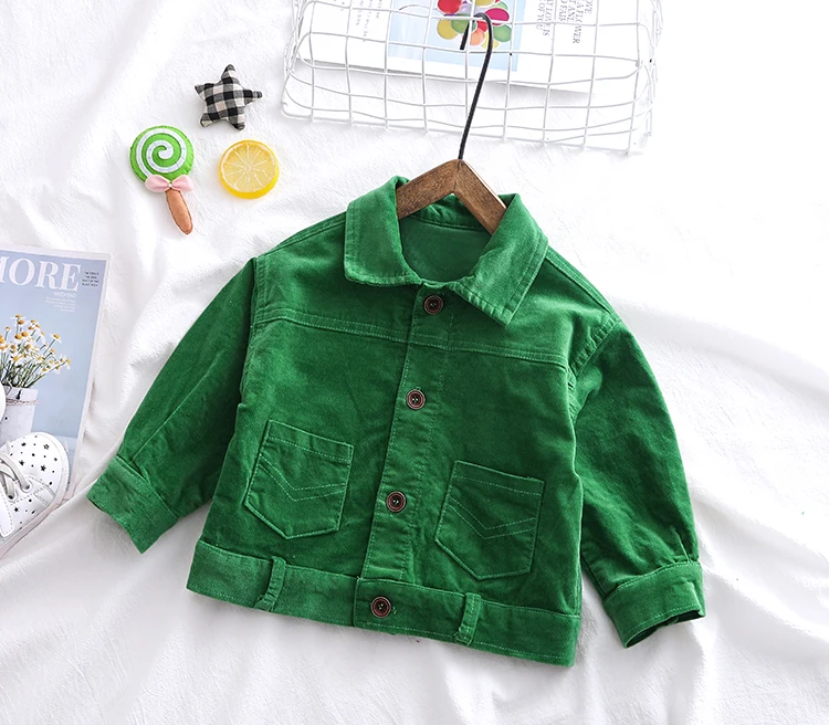 Girls Velvet Jackets Kids Baby OverCoat Long Sleeve Button Jackets for Girls Children's Jackets Boys and Girls Coat