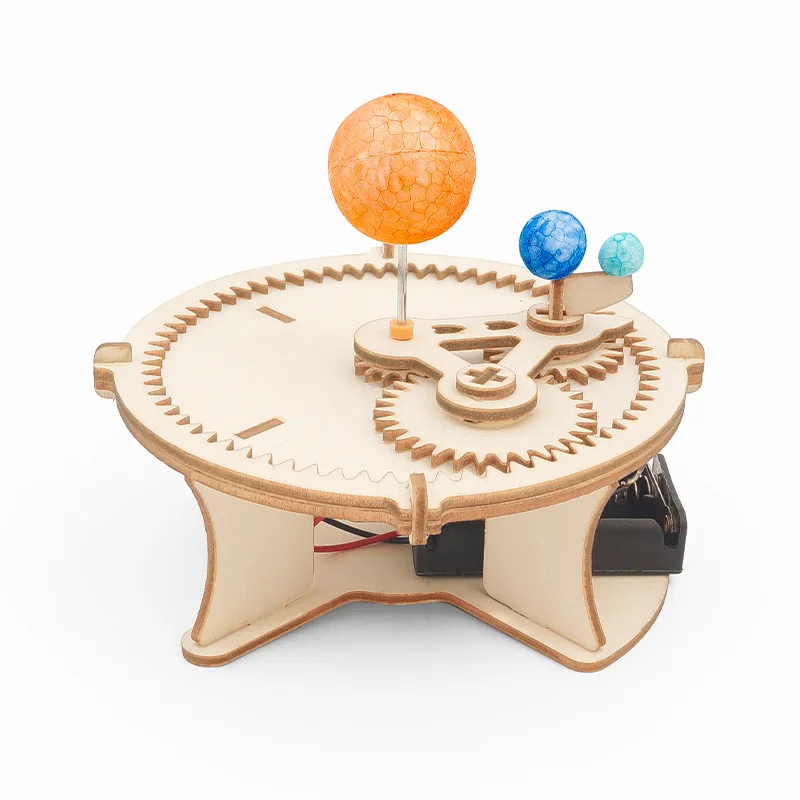 Kit Científico De Ascensor Eléctrico De Madera – Proyecto STEM Para Niños – Modelo De Elevador De 8x6,5x20,8 Cm – Juguete Educativo De Física Y Mecánica – Aprendizaje Práctico