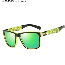 HARMTTER модные дизайнерские полётные стильные поляризационные солнцезащитные очки Мужские квадратные дизайнерские спортивные Винтажные Солнцезащитные очки Oculos ретро мужские