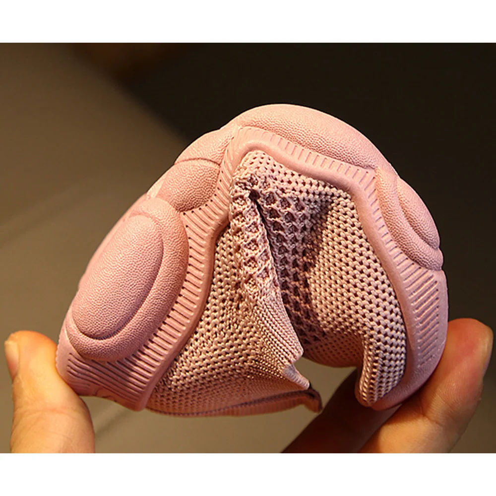 Baby soft bottom sneakers children toddler shoes Baby Sneakers Flat Shoes Infant Girls Boys Solid Stretch Mesh Sport Run Sneaker