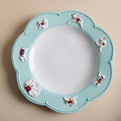 green plate