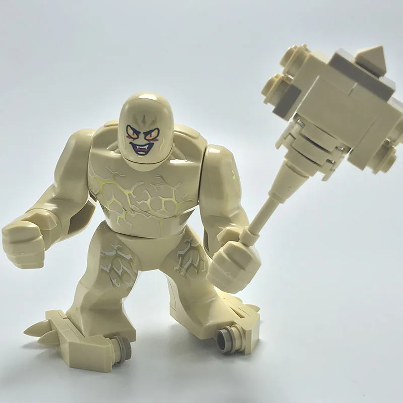 

2019 Super Heroes Movie Cartoon character series Earth element Thanos Captain America Figures Building Blocks Toys Gifts