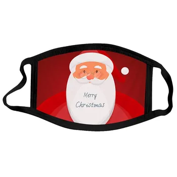 

22 Patterns Masks Christmas Adult Unisex Face sheild Washable Printed Breathable Washable Reusable Polyester Mask Mascarillas