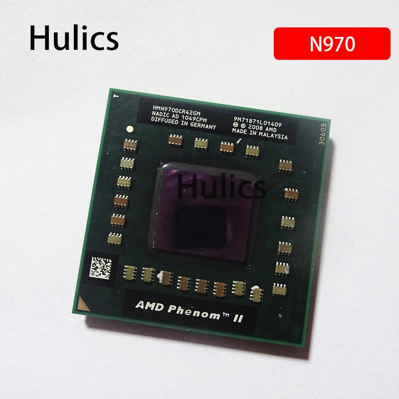 Оригинальный четырехъядерный мобильный процессор Hulics AMD Phenom II N970 2 ГГц