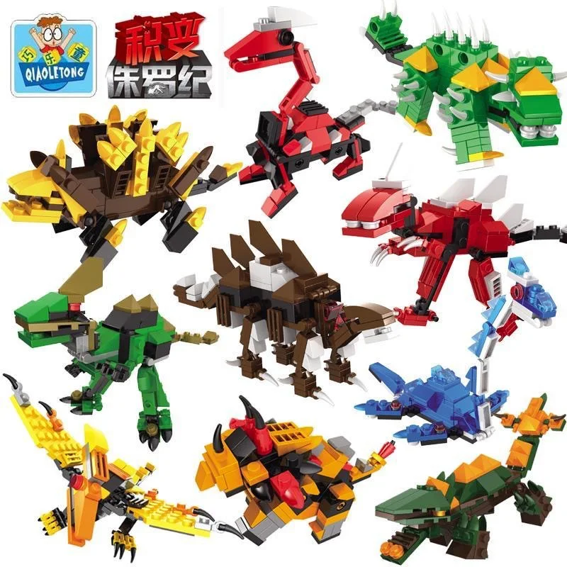 

THINKEASY 5 in 1 Cool Tyrannosaurus Original MOC Building Block Model Puzzle Educational Assembled Toys Compatible