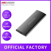 Hikvision T200N Portable SSD Disque dur Externe Portable Disque Dur Stockage Mémoire 540 M/s 128 GO 256 GO 512 GO 1024 GO