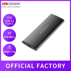Hikvision T200N Portable SSD External Hard Drive Mobile Solid State Disk Hard Storage Memory 540 M/s 128GB 256GB 512GB 1024GB