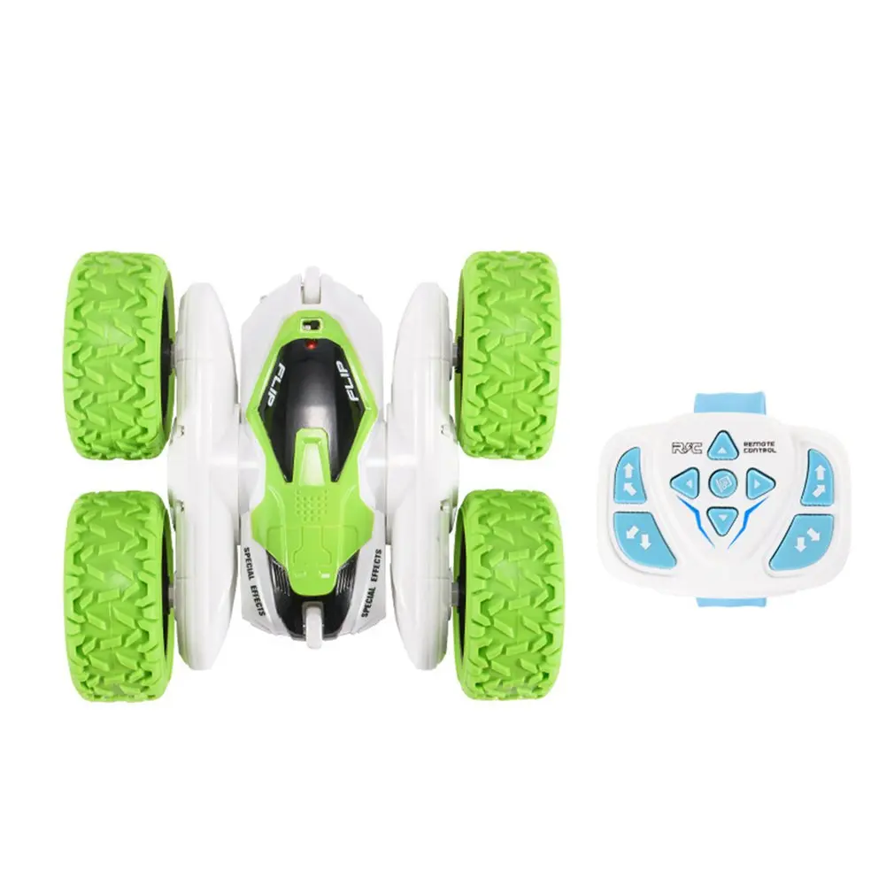 

2.4G Watch Remote Control Car Double-Sided Roll Programmable Demonstration Swing Arm Tipping Stunt Remote Control Car Toy