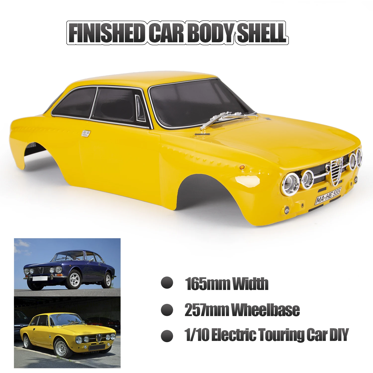 Комплект корпуса для автомобиля 257 мм колесная база Killerbody 48321 RC 1/10 Touring Car Frame