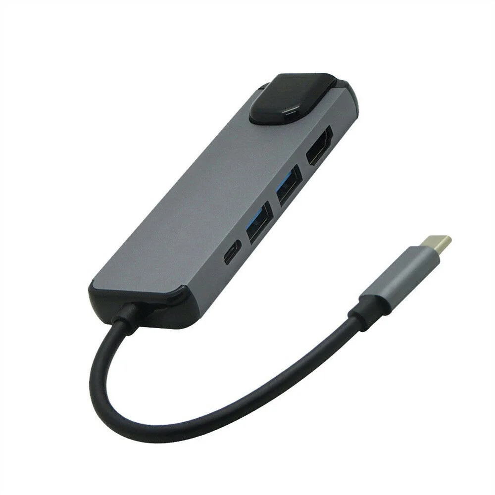 5 в 1 USB 3,1 type C концентратор 4K HDMI USB 3,0 для Rj45 Lan адаптер зарядное устройство для Macbook и высокое качество
