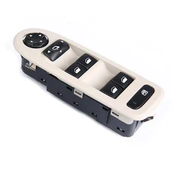 

Beige Electric Power Window Control Switch Button with Panel for Peugeot 408 2010 to 2013 Front Left Driver Side