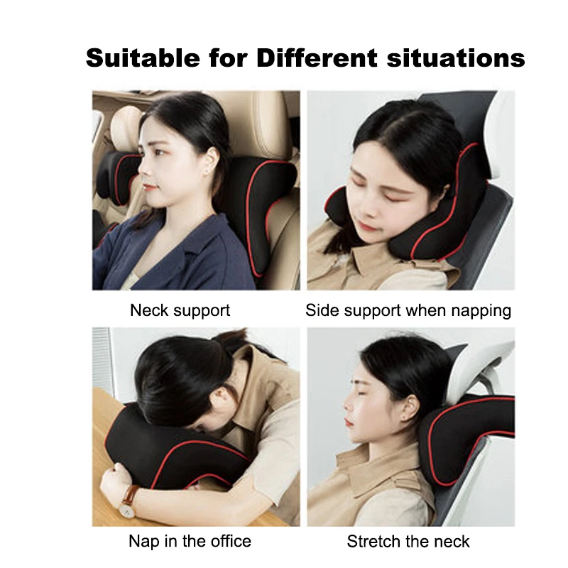 3 шт./комплект Автомобильная подушка подголовник из пены с эффектом