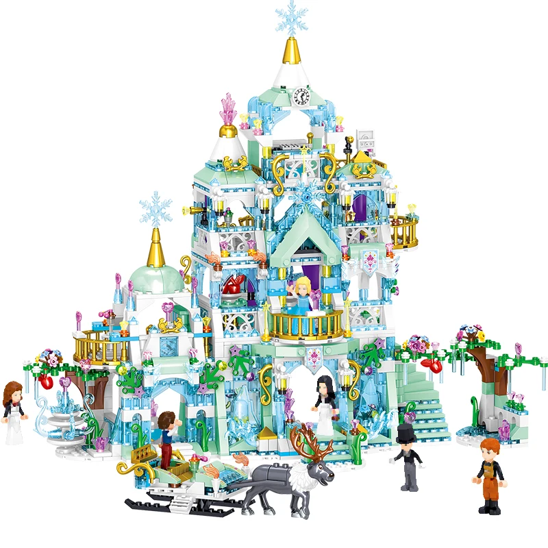 Друзья принцесса дворец зимний Волшебный дом Playmobil лед снег Мечта Замок