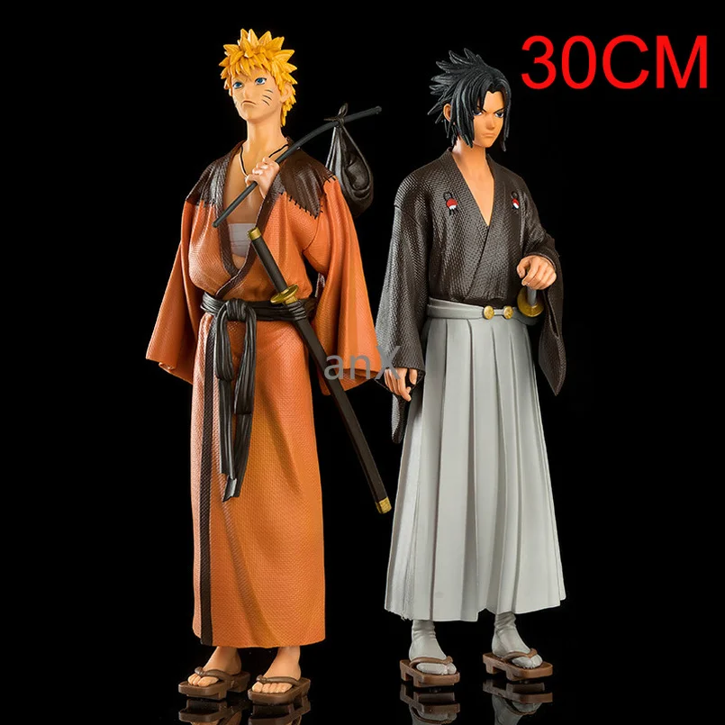 

30CM VIBRATION Uchiha Sasuke Figure Uzumaki Naruto PVC Ation Figure Anime Naruto Shippuden Vibration Stars Figurine Model Toy