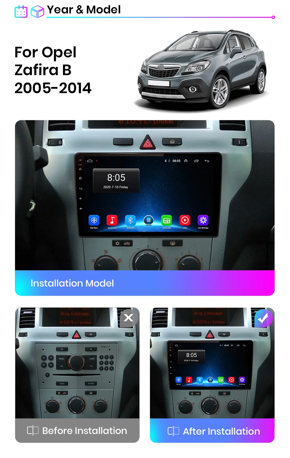 Junsun V1 pro Voice 2 din Android Auto Radio for Opel Zafira B Astra H  2005-2014 Car Radio Multimedia GPS Track Carplay 2din dvd,for opel
