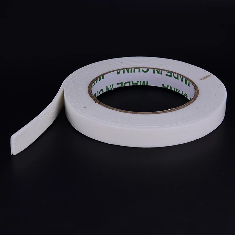 

1roll White Strong Double Sided Sticky Tape Foam Double Faced Adhesive Craft