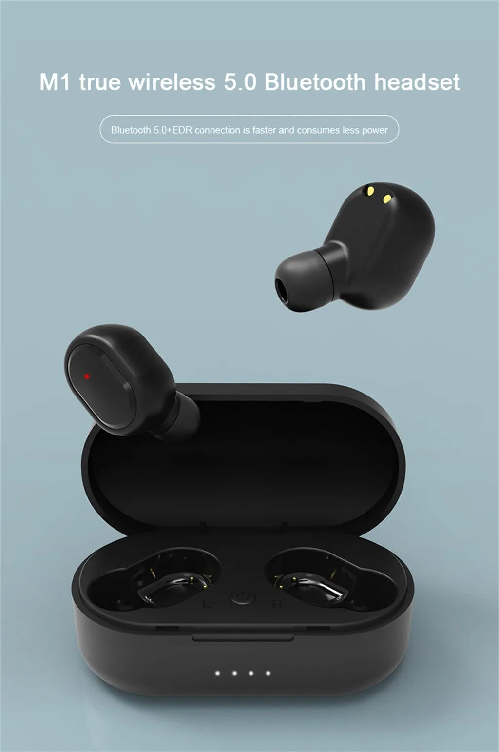 Wireless bluetooth headset