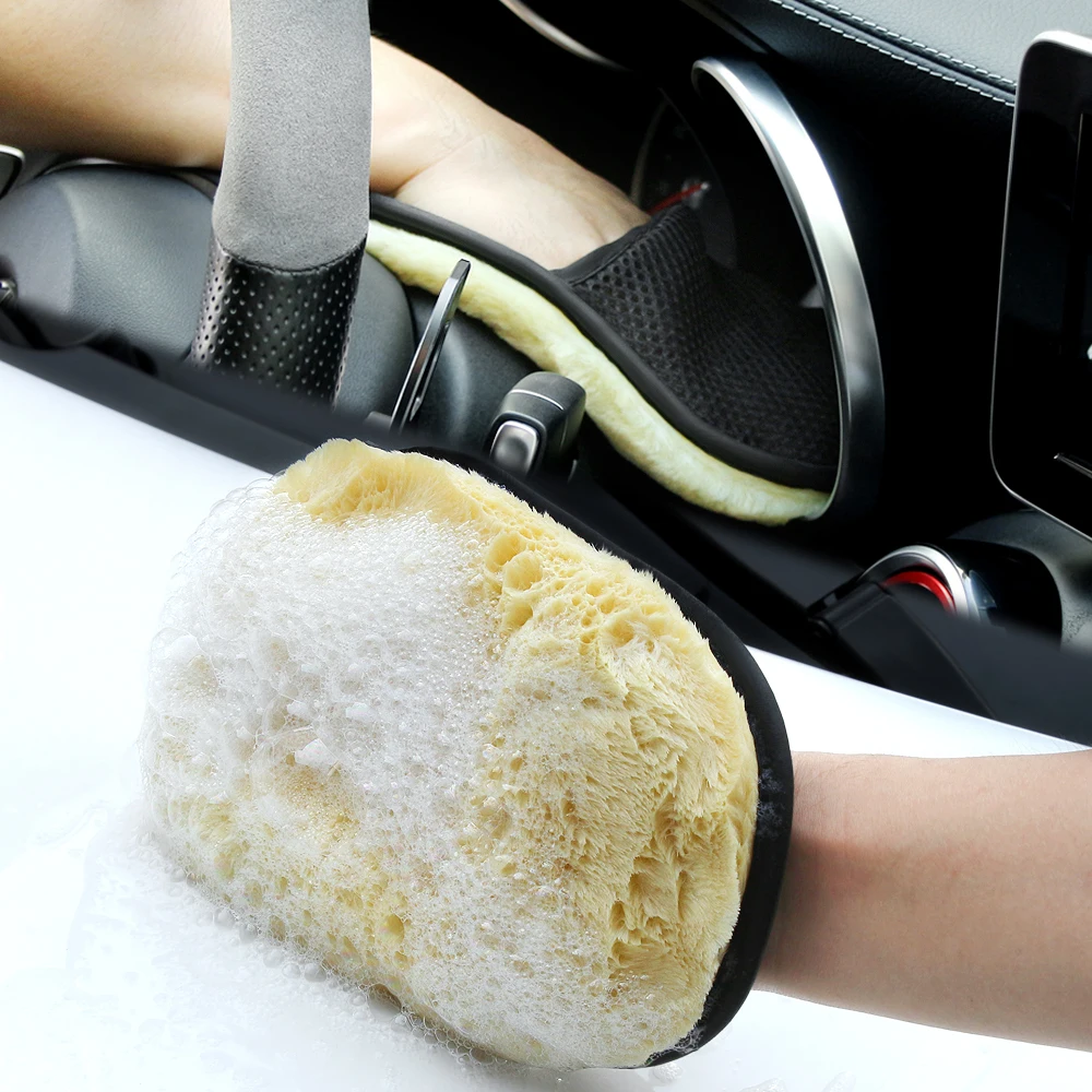 Автомобильная шерстяная мягкая щетка для чистки перчаток Volkswagen VW Polo Tiguan Passat B6 B7 B8