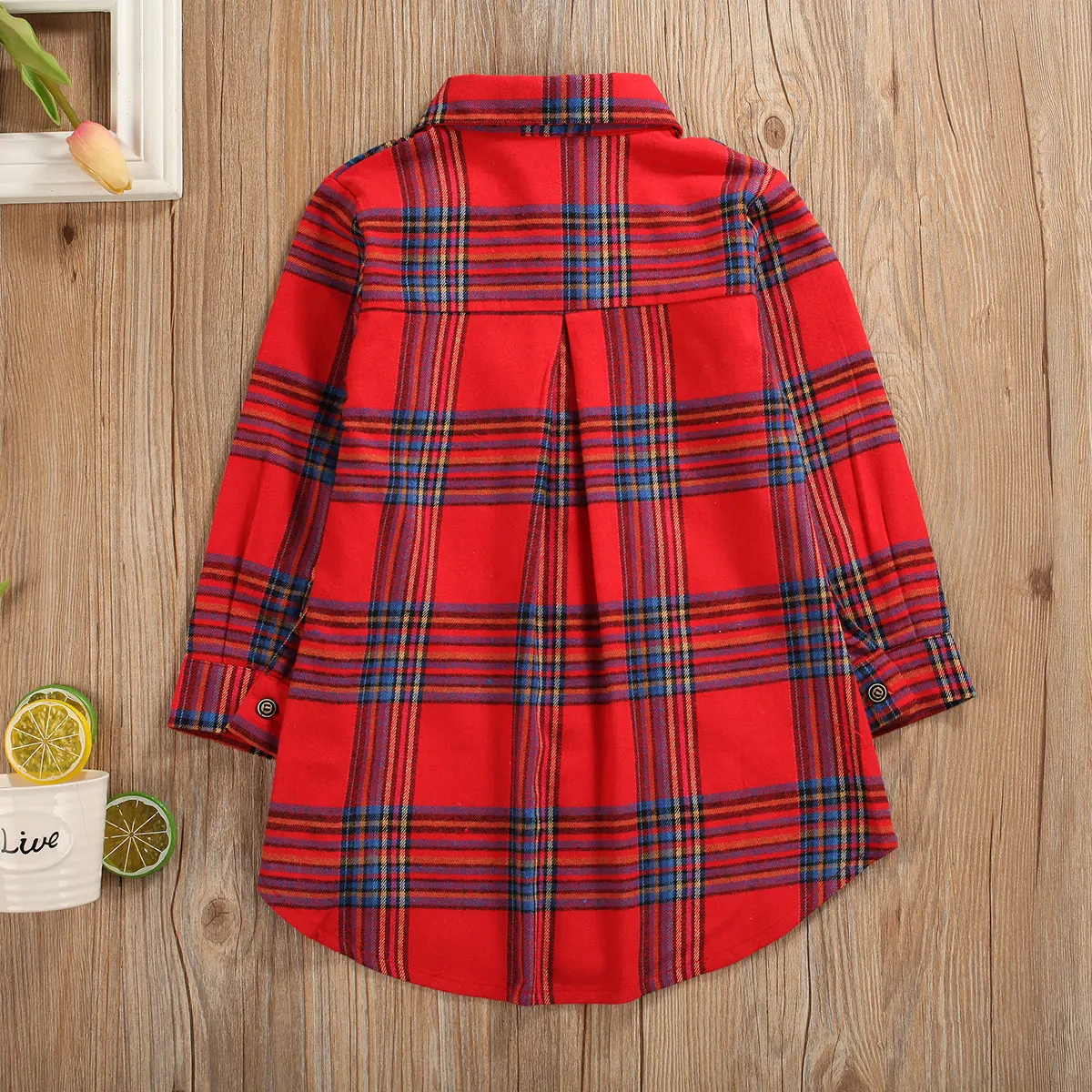 FOCUSNORM Spring Autumn Shirts Toddlers Newborn Boys Girl Kids Casual Plaid Coat Top Long Sleeve Outwear Long Shirts 18M-7Y