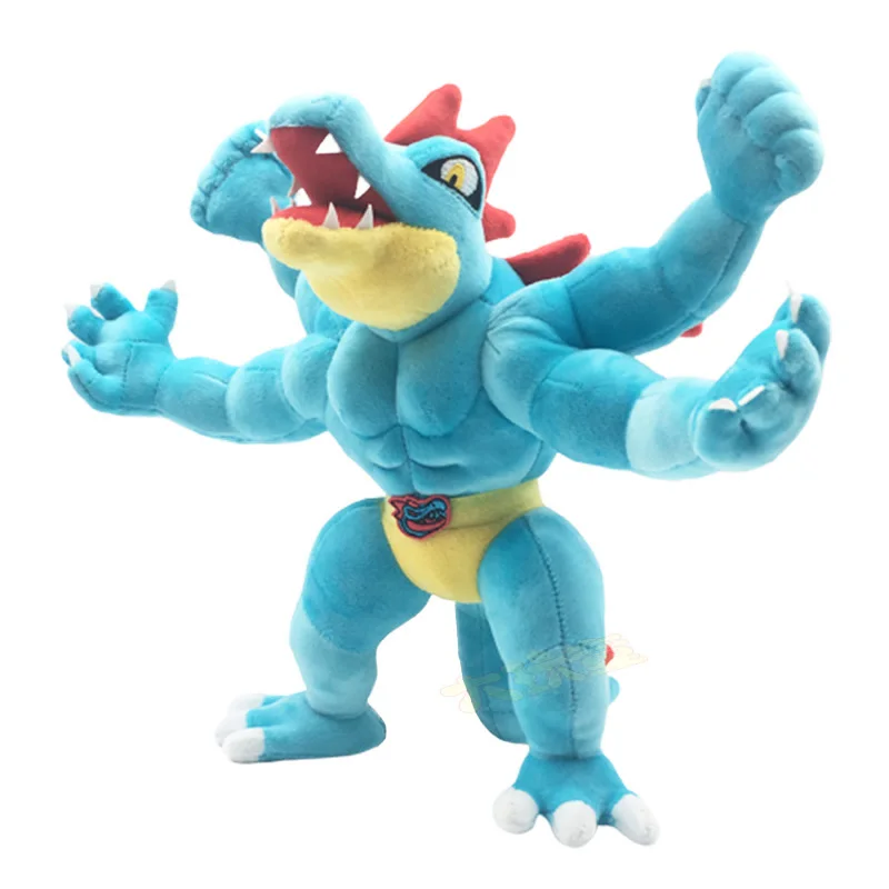 30 см аниме плюшевая кукла Feraligatr мягкая плюшевая игрушка Aligatueur Impergator Мягкая Плюшевая Кукла игрушки для детей подарки на день рождения