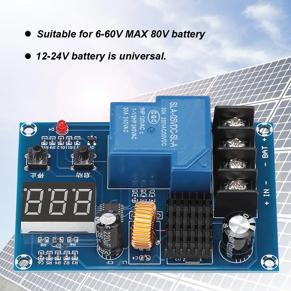 XH-M604 модуль управления зарядным устройством для аккумуляторов 0,1 V зарядное устройство s модули управления для батарей 6-60V MAX 80V