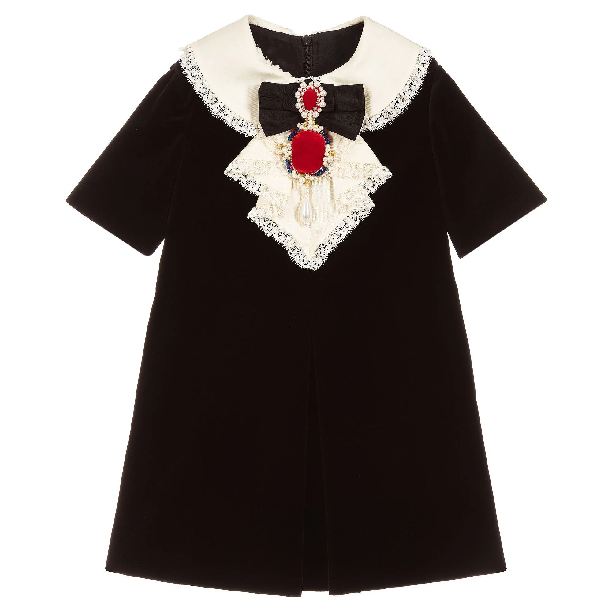 Новинка года; брендовая новая детская одежда; благородное черное платье с бантом; платье принцессы