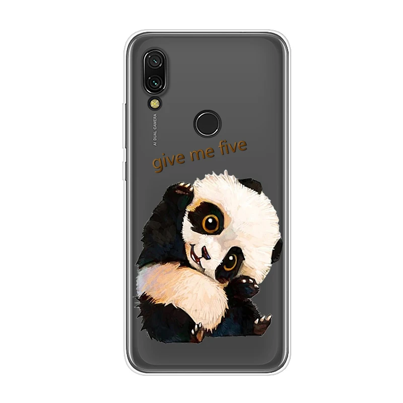 Чехол для Xiaomi Redmi 7 Note милые мягкие чехлы из ТПУ с рисунком животных телефонов 7A