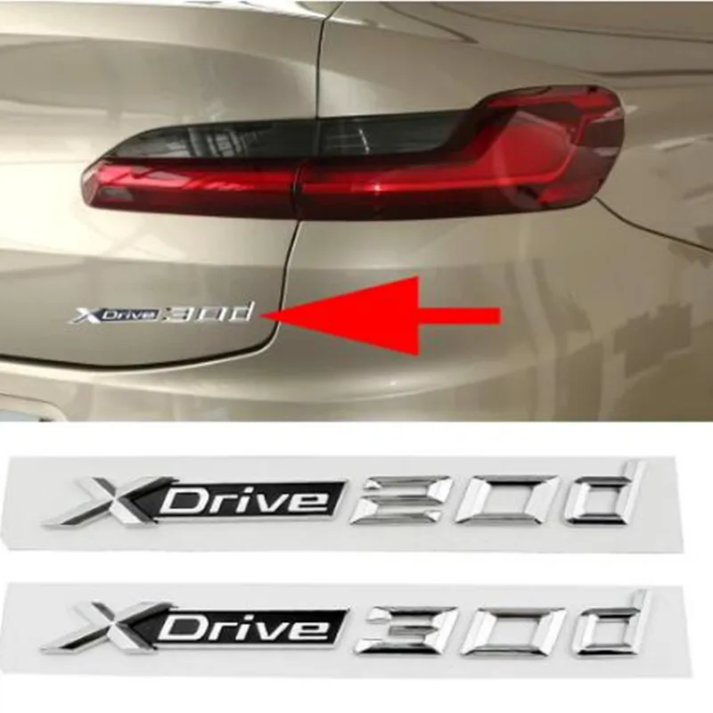 1 шт. 3D эмблема буквы Xdrive 20d 30d логотип наклейка для BMW F20 F30 F01 F11 F31 F34 M1 M2 M3 M4 M5 крыло