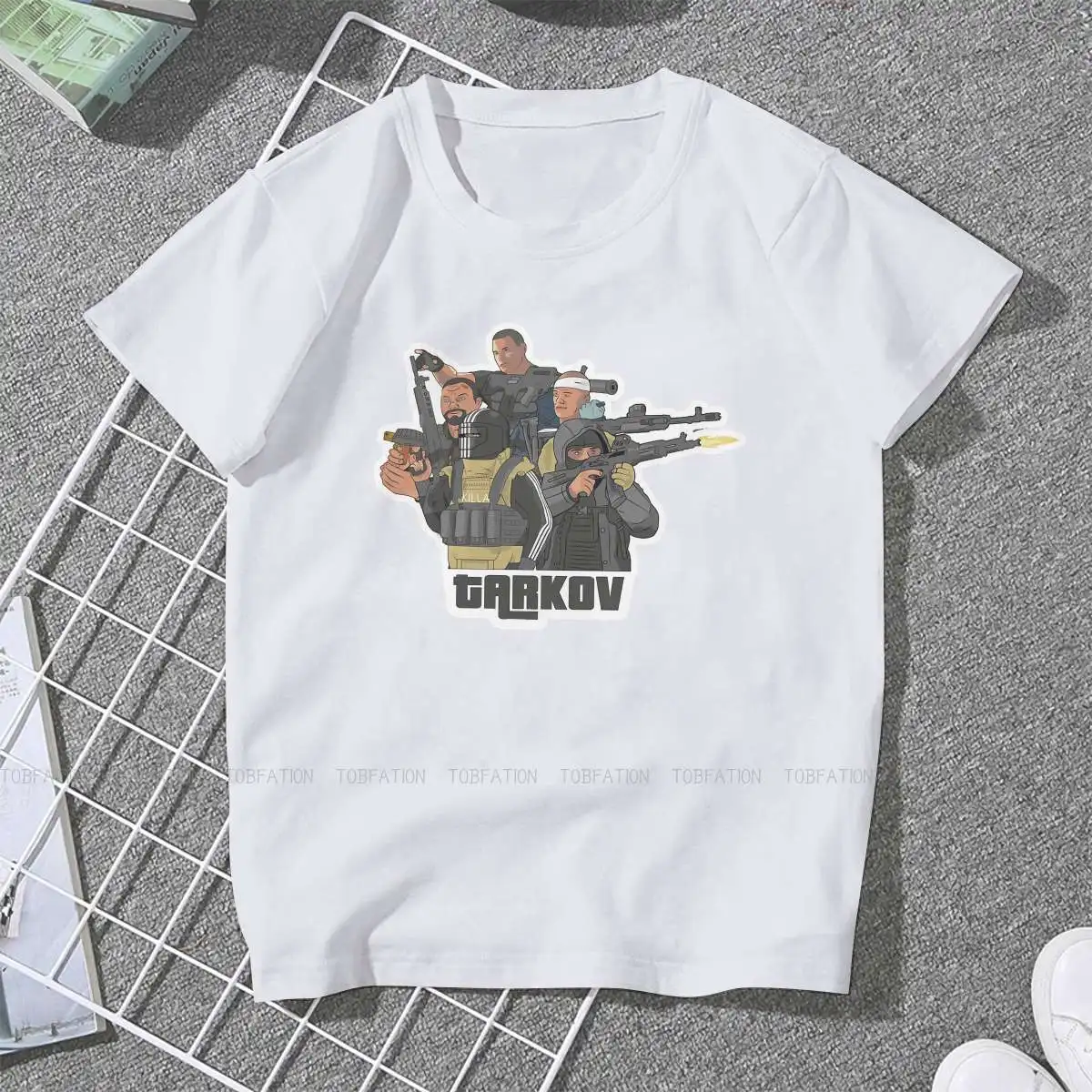 Økologi Anzai Portræt Boss Squad Sweet Girls Women T-Shirt Escape From Tarkov Game 5XL Blusas  Harajuku Casual Short Sleeve Vintage Oversized Tops