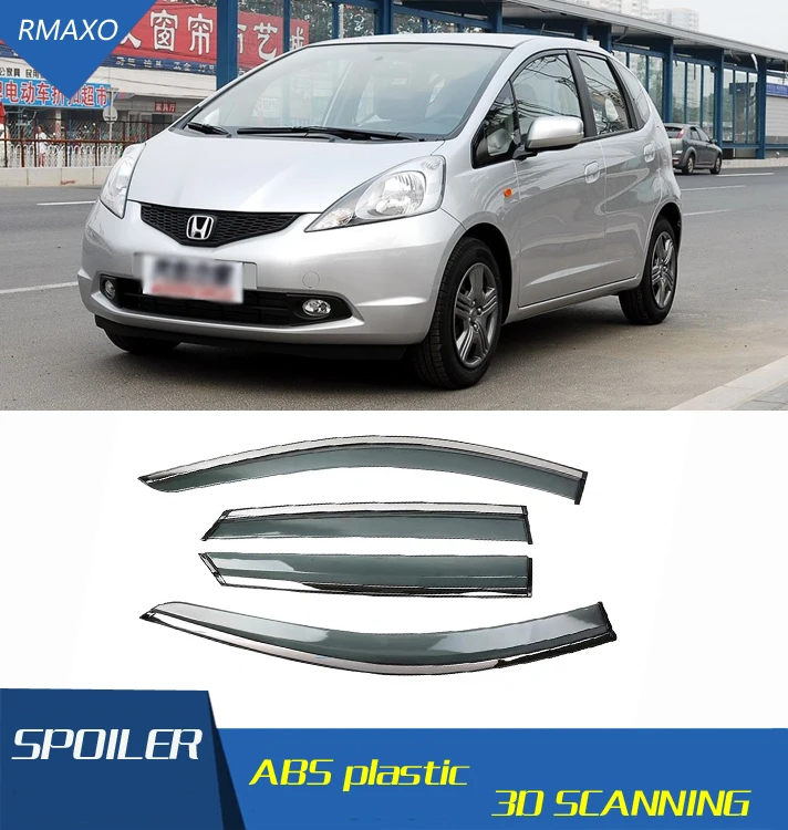 Защитный козырек на окна для HONDA FIT JAZZ 2008-20134 защита от солнца и дождя