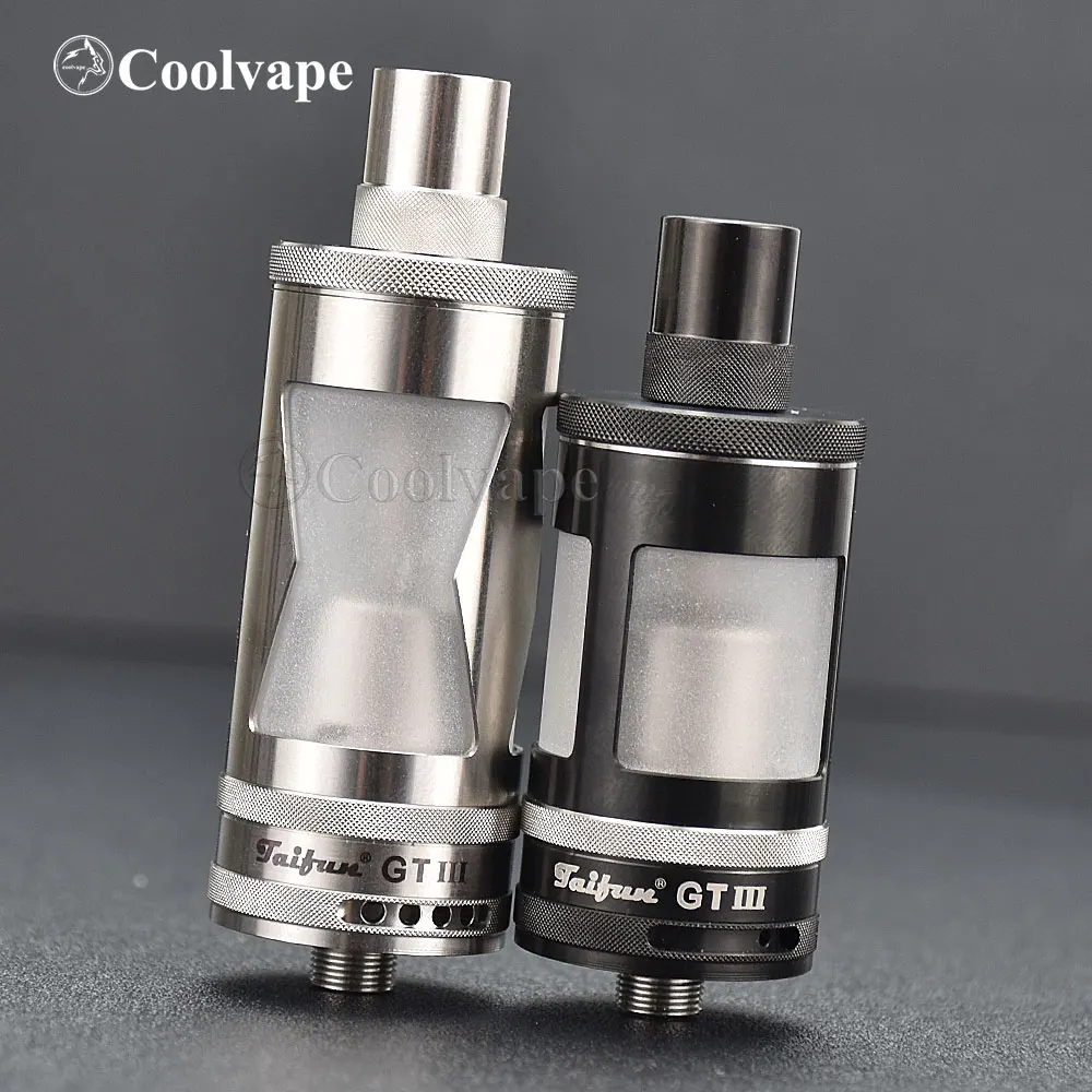 

Taifun GT3 RTA 2021 Taifun III MINI style nano bellcap glass 316 SS 2.5ml/3.5ml 23.6mm vape tank Rebuildable Atomizer rta