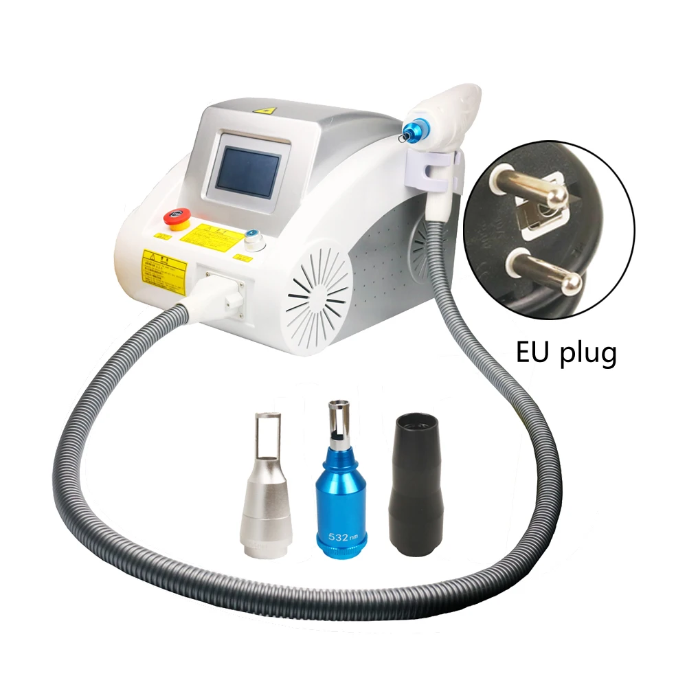 EU Plug Лазерное удаление татуировки бровей Съемная Татуировка черное лицо кукла бровей машина Q Switched nd Yag лазерная татуировка - Цвет: EU Plug