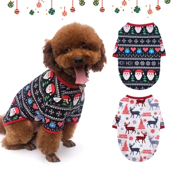 

Christmas Cat Dog Sweater Pullover Winter Dog Clothes Fashion Christmas Party costume for Small Dogs Puppy Jacket Pet Clothing