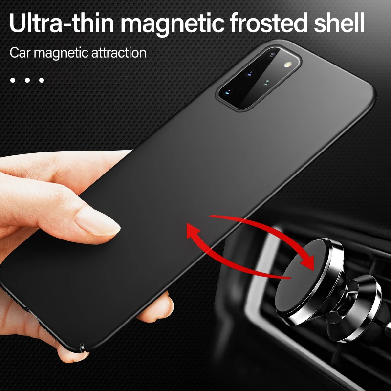 Ультратонкий Магнитный жесткий матовый чехол из поликарбоната для Samsung Galaxy S21 S20