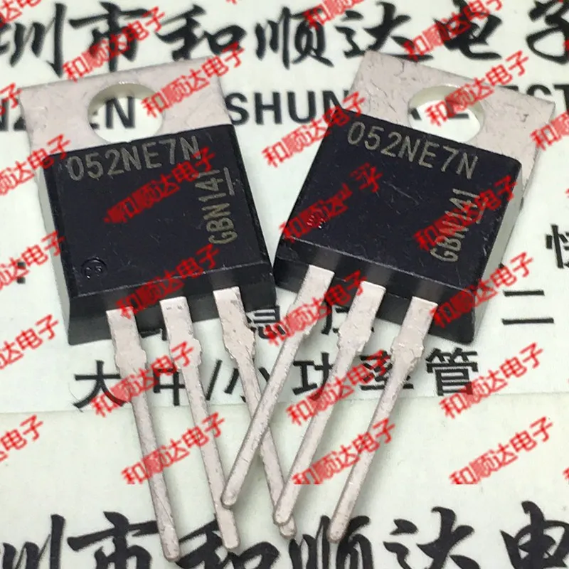 Новинка 5 шт. IPP052NE7N3G 052NE7N TO-220 75V 80A | Электронные компоненты и принадлежности