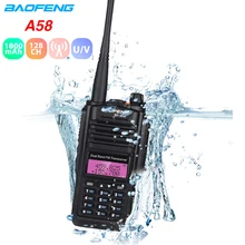 Baofeng BF-A58 рация 10 км UHF VHF двухдиапазонный приемопередатчик 5 Вт радиоприемник IP67 водонепроницаемая двухсторонняя радиостанция Baofeng A58
